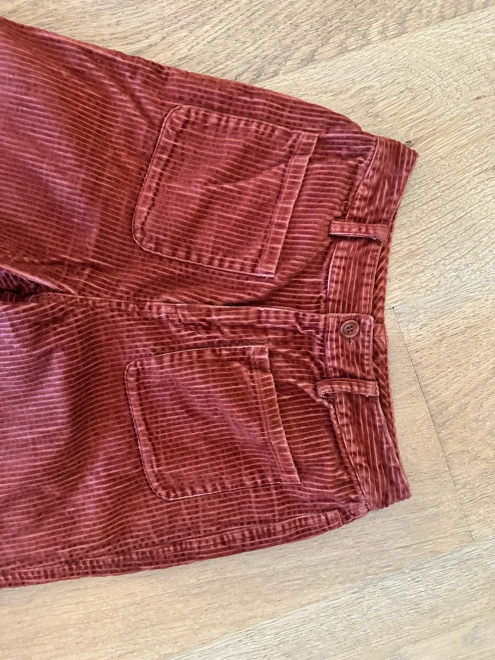 Ulla Johnson Rust Red Wide-Leg Corduroy Pants, like new, flattering fit - Picture 2 of 6